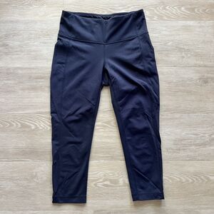 Athleta Cropped Leggings Blue-Size S